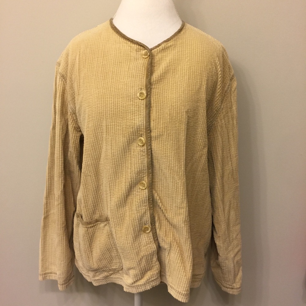 J Jill LARGE Corduroy Jacket Blazer Lagenlook